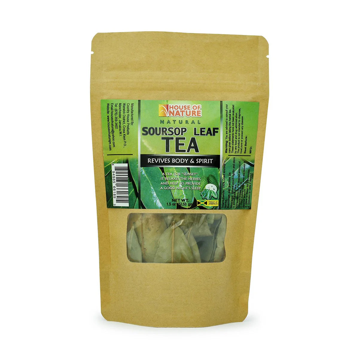 Country House Soursop Loose Tea Pouch, 1.5oz